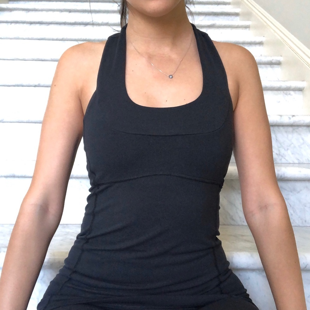 Lululemon Women’s black athletic tank top